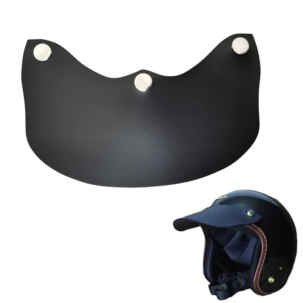 Amazon.co.jp: SITEDAN ヘルメットサンバイザー 革 ヘルメット